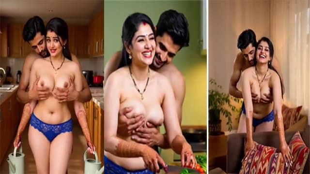 Bhabhi Boobs Presses His Nude Kinky Devar