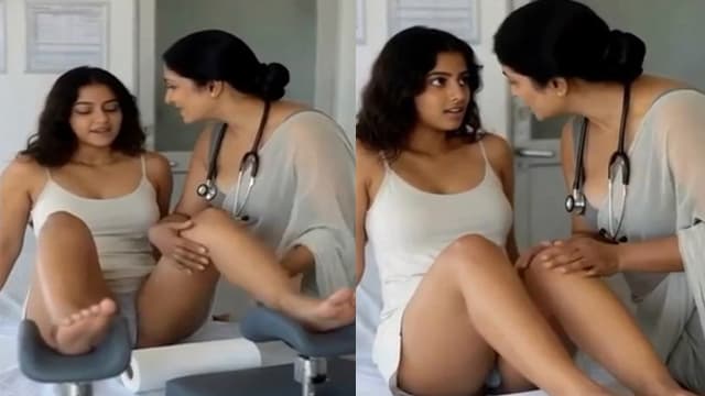 Hot Patient and Lady Doctor Lesbian Porn