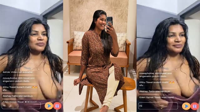 Mallu Reshma Rechu First Ever Nip Slip