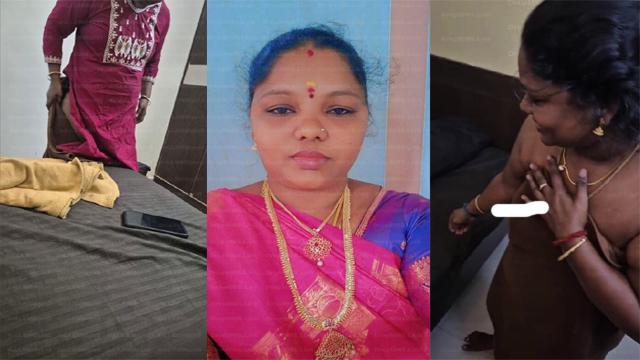 Tamil Aunty Affair Meetup Fun Threesome in Hotel HD