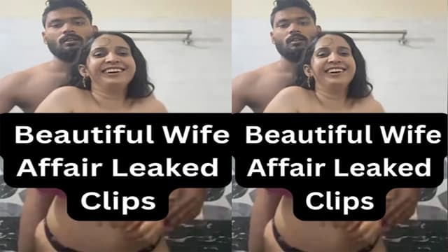 Beautiful Wife Affair Giving Deepthroat Blowjob And Having Fun
