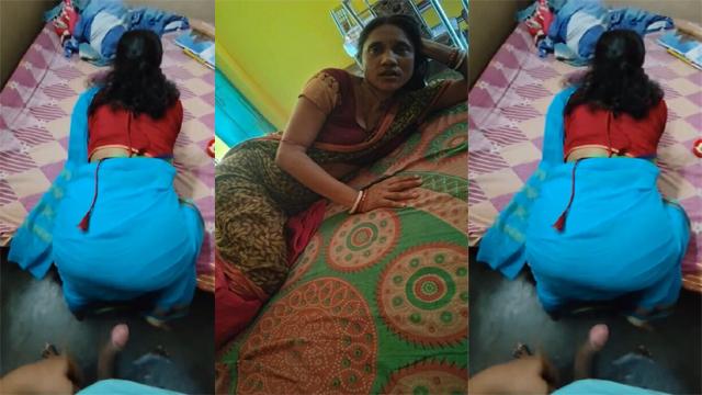 Mom Using Her Phone Bending Over Her Bed Son Behind Cock