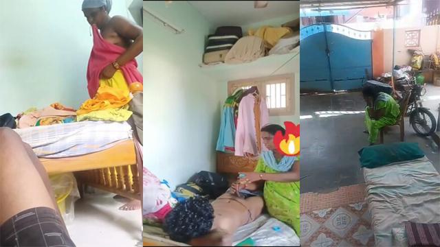 Real Tamil Maid Aunty Son Affair Leaked