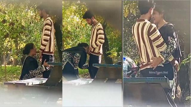 Horny Cute Lovers Outdoor Blowjob Secretly Captured Viral