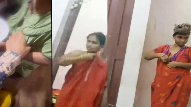 Horny Nasty Mallu Aunty Boobs Pressed Spy Video Leak