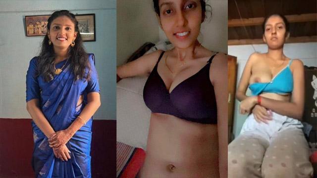 Horny Mallu Slim Girl Big Tits Saree Nude MMS