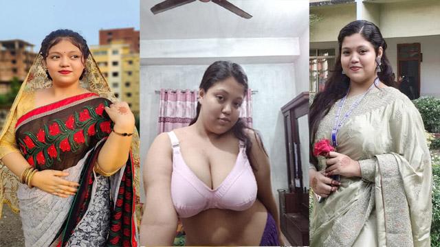 Horny Milf Busty GF Saree Teasing Boobs Pressing Leak